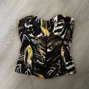 Strapless cute work top